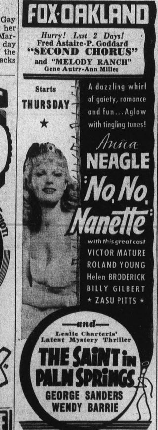 No, No, Nanette still 8