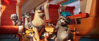 Pets on a Train still 5