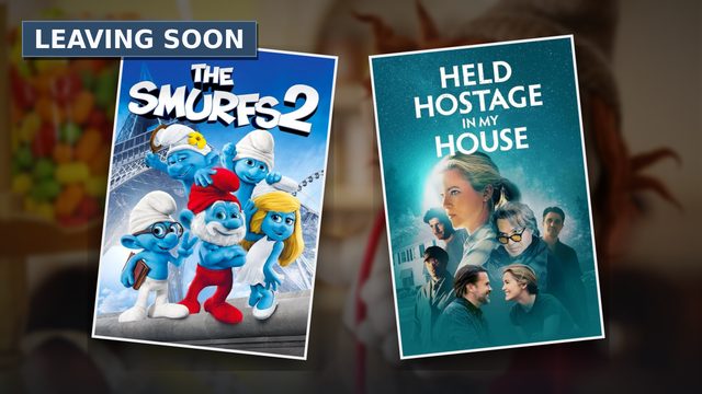 Posters of The Smurfs 2 and Held Hostage in My House