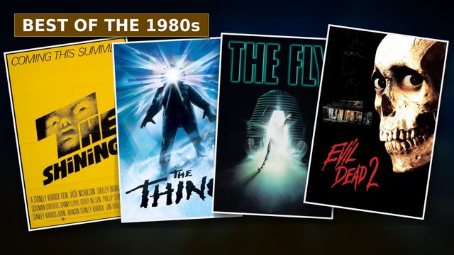 Posters of The Shining, The Thing and The Fly