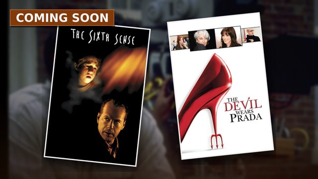 Posters of The Sixth Sense and The Devil Wears Prada
