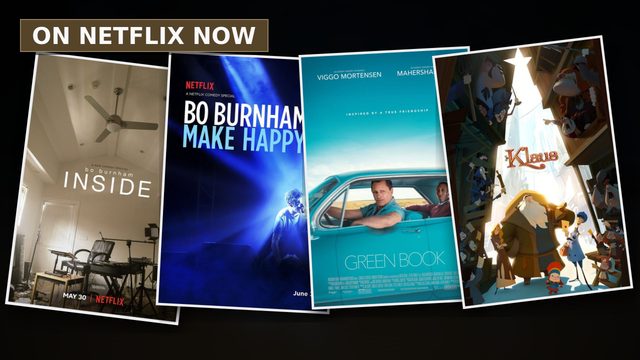 Posters of Bo Burnham: Inside, Bo Burnham: Make Happy and Green Book