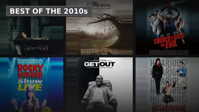 Posters of Get Out, What We Do in the Shadows and A Quiet Place